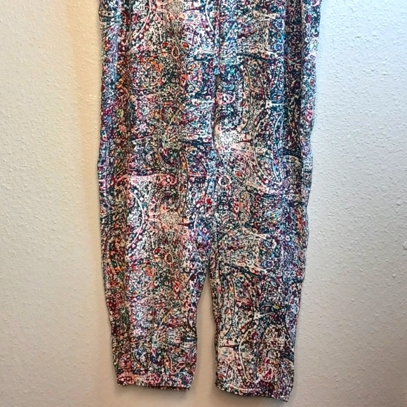 L’AGENCE 100% Silk Colorful Abstract Artsy Jumpsuit - Picture 4 of 16